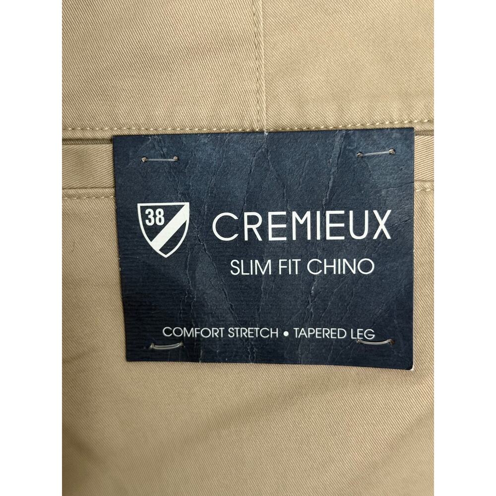 Daniel Cremieux Slim Fit Chino Men's 40"x30" Stretch Tapered Leg Khaki NWT - Picture 6 of 13
